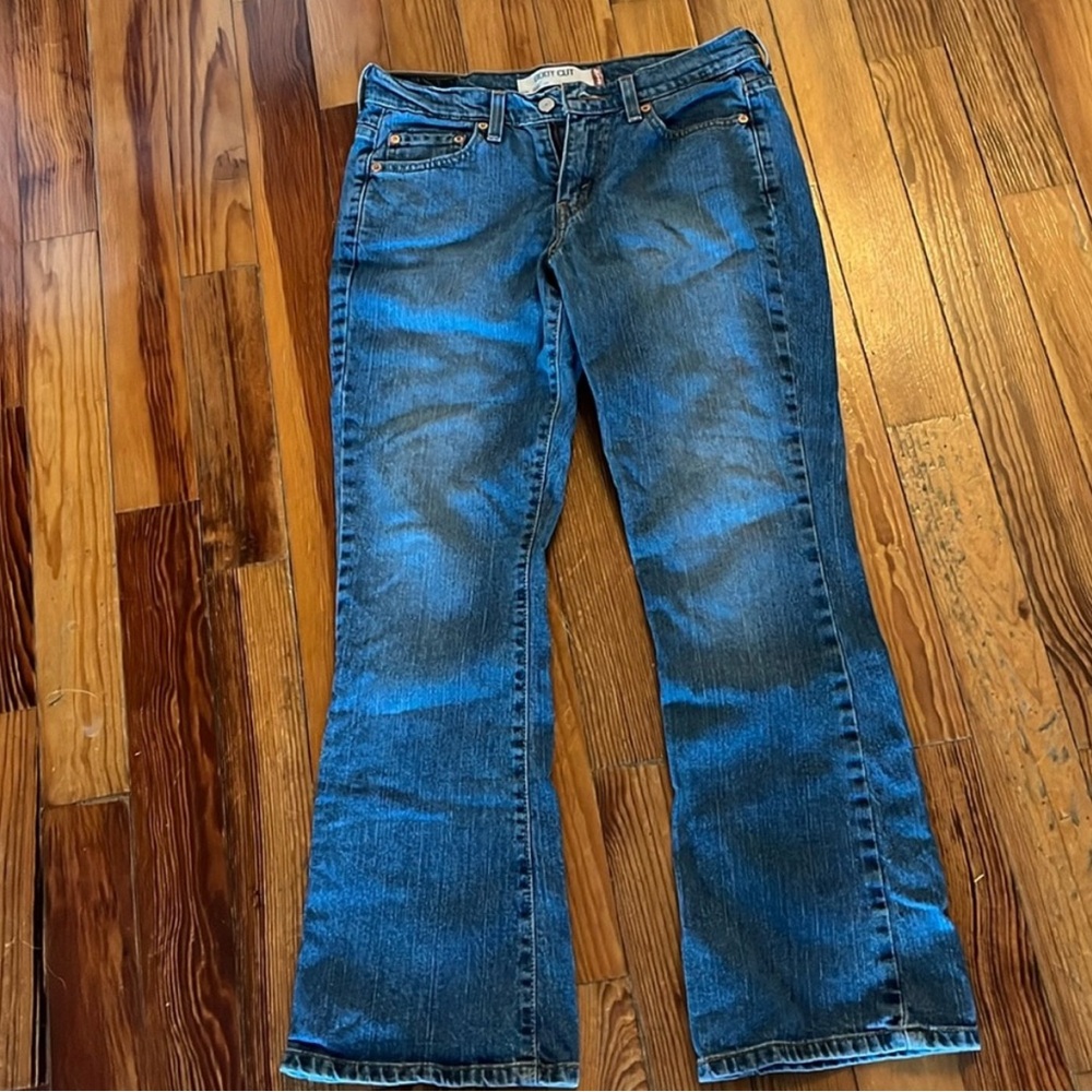 Levi's Women's Boot Cut Jeans - Blue Denim - Picture 2 of 3